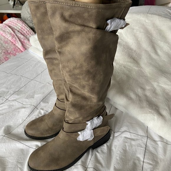 Source Unknown Tan Heeled Boots - Picture 7 of 9